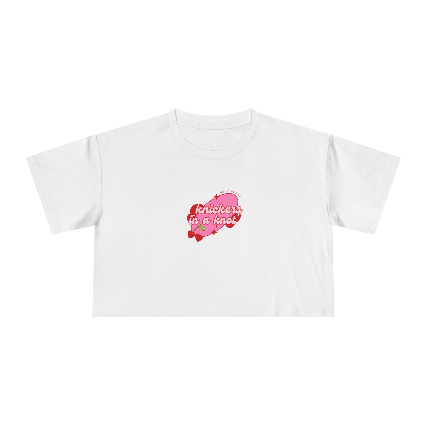 Knickers in a knot Women's Crop Tee